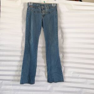 Eunina Juniors Pale Blue Denim Jeans Size 1 Skinny Stretch Casual Lightweight